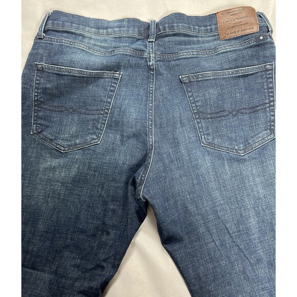 Lucky Brand Pants Adult 38 Blue Denim Jeans 410 Athletic Slim Cotton Blend 38x31 - Picture 12 of 14